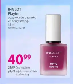 Hebe Odżywka do paznokci INGLOT Playinn 28 berry strong oferta