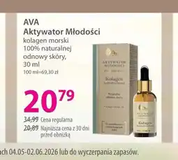 Hebe Aktywator Młodości kolagen morski 100% naturalnej odnowy skóry AVA oferta