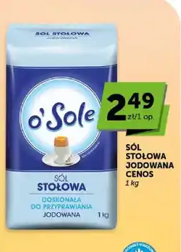 ABC Sól stołowa jodowana CENOS oferta
