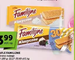 ABC Wafle Familijne Klasyczne o smaku kakaowo-śmietankowym oferta
