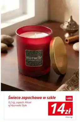 KiK Świeca zapachowa w szkle Ritual of Ayurveda Style oferta