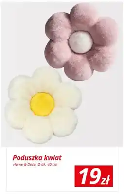 KiK Poduszka kwiat Home & Deco Ø ok. 40cm oferta