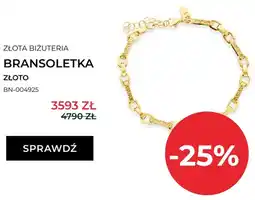 Briju Złota biżuteria bransoletka złoto BN-004925 Briju oferta