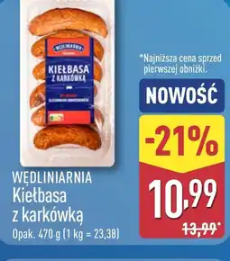 ALDI Kiełbasa Wędliniarnia oferta