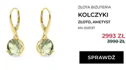Briju Kolczyki Briju złoto, ametyst oferta
