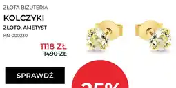 Briju Kolczyki złoto ametyst Briju oferta