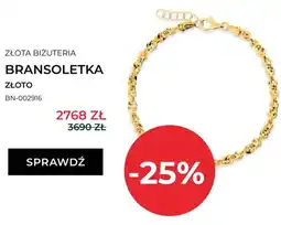 Briju Bransoletka złoto BN-002916 Briju oferta