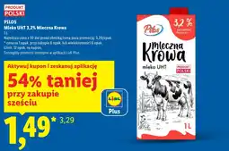 Lidl Mleko Pilos oferta
