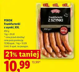Lidl Frankfurterki Pikok oferta