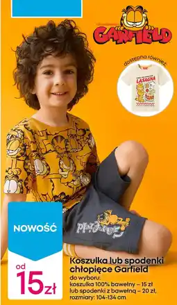 Pepco Koszulka lub spodenki chłopięce Garfield oferta
