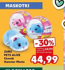 Kaufland Chomik ZURU PETS ALIVE Hamster Mania oferta