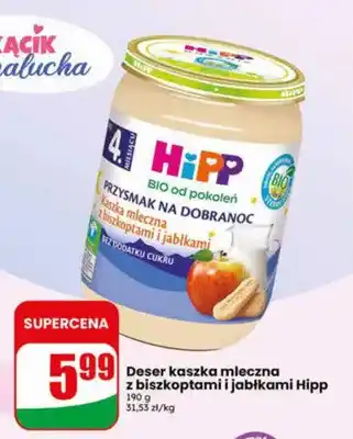 Dino Deser kaszka mleczna z biszkoptami i jabłkami HiPP oferta