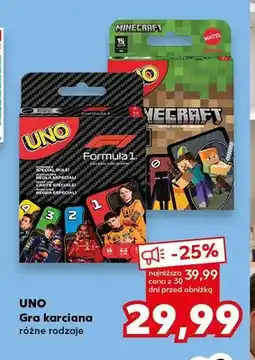 Kaufland Gra karciana UNO oferta