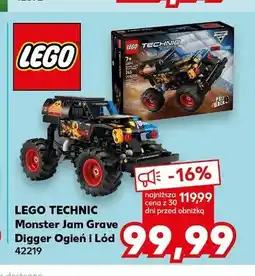 Kaufland Klocki LEGO TECHNIC Monster Jam Grave Digger Ogień i Lód 42219 oferta