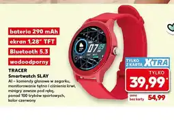 Kaufland Smartwatch TRACER SLAY kolor czerwony oferta