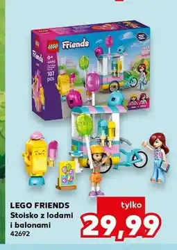 Kaufland Klocki LEGO FRIENDS Stoisko z lodami i balonami 42692 oferta