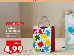 Kaufland Torebka prezentowa Premium D1 wym. 23x18cm oferta