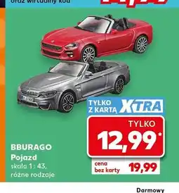 Kaufland Pojazd BBURAGO skala 1:43 oferta