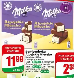 Dino Bombonierka Alpejskie Mleczko o smaku śmietankowym Milka oferta