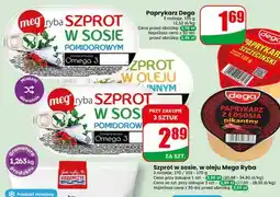 Dino Szprot w sosie pomidorowym Mega Ryba oferta