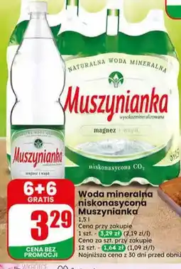 Dino Woda mineralna niskonasycona Muszynianka oferta