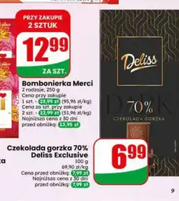 Dino Czekolada gorzka 70% Deliss Exclusive oferta