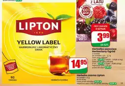 Dino Herbata czarna Lipton Yellow Label oferta