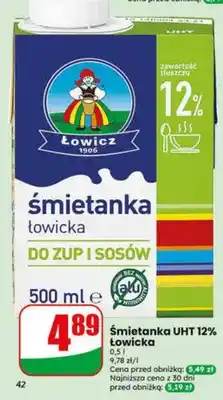 Dino Śmietanka UHT 12% Łowicka oferta
