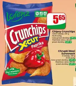 Dino Chipsy Crunchips X-Cut Paprika Lorenz oferta