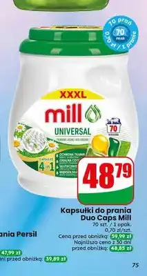 Dino Kapsułki do prania Duo Caps Mill Universal XXXL oferta