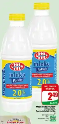 Dino Mleko spożywcze świeże Polskie 2% Mlekovita oferta