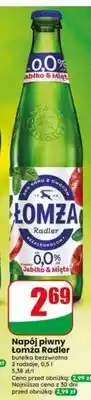 Dino Piwo bezalkoholowe Łomża Radler Jabłko & Mięta oferta
