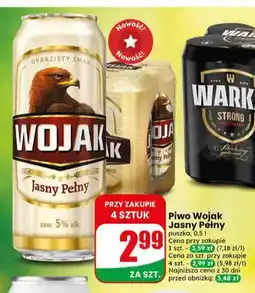 Dino Piwo Wojak Jasny Pełny puszka oferta