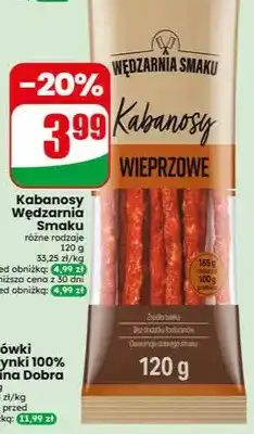 Dino Kabanosy wieprzowe Wędzarnia Smaku oferta