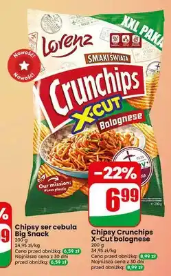 Dino Chipsy Crunchips X-Cut Bolognese Lorenz oferta
