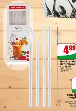 Dino Słomki szklane Mimi Florina + czyścik oferta