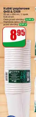 Dino Kubki papierowe Grill & Chill 25-pak oferta