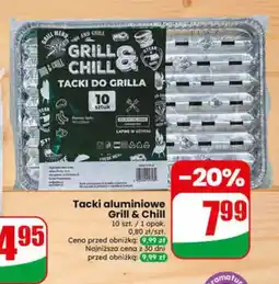 Dino Tacki aluminiowe Grill & Chill 10-pak oferta