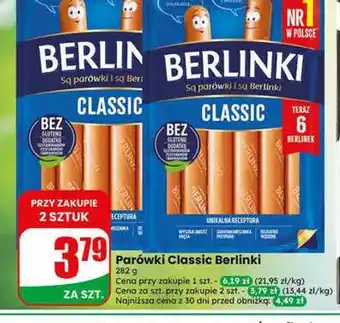Dino Parówki Classic Berlinki oferta