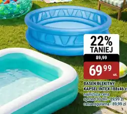 bi1 Basen błękitny Kapsel Intex oferta