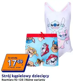 Action Strój kąpielowy dziecięcy oferta