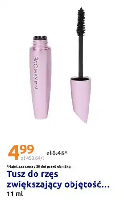 Action Tusz do rzęs zwiększający objętość... MAX&MORE oferta