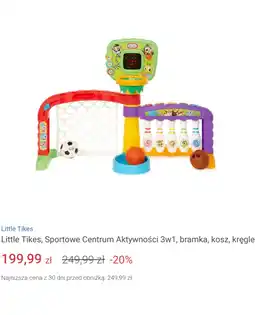 Smyk Little Tikes, Sportowe Centrum Aktywności 3w1, bramka, kosz, kręgle oferta