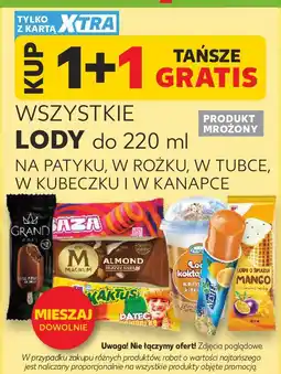 Kaufland WSZYSTKIE LODY do 220 ml NA PATYKU, W ROŻKU, W TUBCE, W KUBECZKU I W KANAPCE oferta