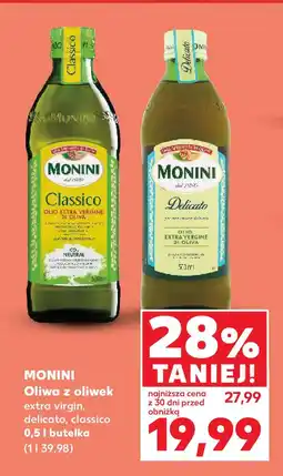Kaufland MONINI Oliwa z oliwek extra virgin, delicato, classico 0,5 l butelka oferta