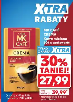 Kaufland MK CAFÉ CREMA Kawa mielona 500 g opakowanie oferta