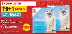 Kaufland K-CLASSIC ŻWIREK DLA KOTÓW BIAŁY 6 L OPAKOWANIE oferta