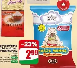 Dino Kasza manna błyskawiczna wysokobłnnikowa Polskie Młyny oferta