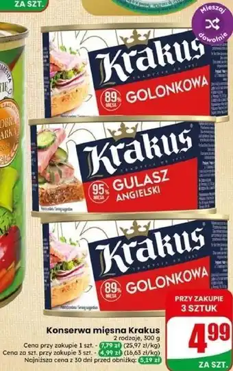 Dino Konserwa mięsna Krakus oferta