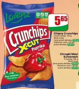 Dino Chipsy Crunchips Lorenz różne rodzaje oferta